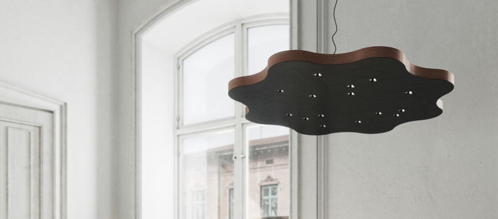 Design falujący. Lampa wisząca York, Cleoni