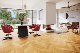 Posadzki w jodełkę