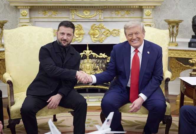 Spotkanie Zełeński - Trump w Białym Domu z udziałem europejskich liderów