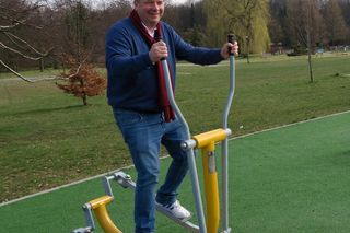 Michał Wójcik w Parku Śląskim