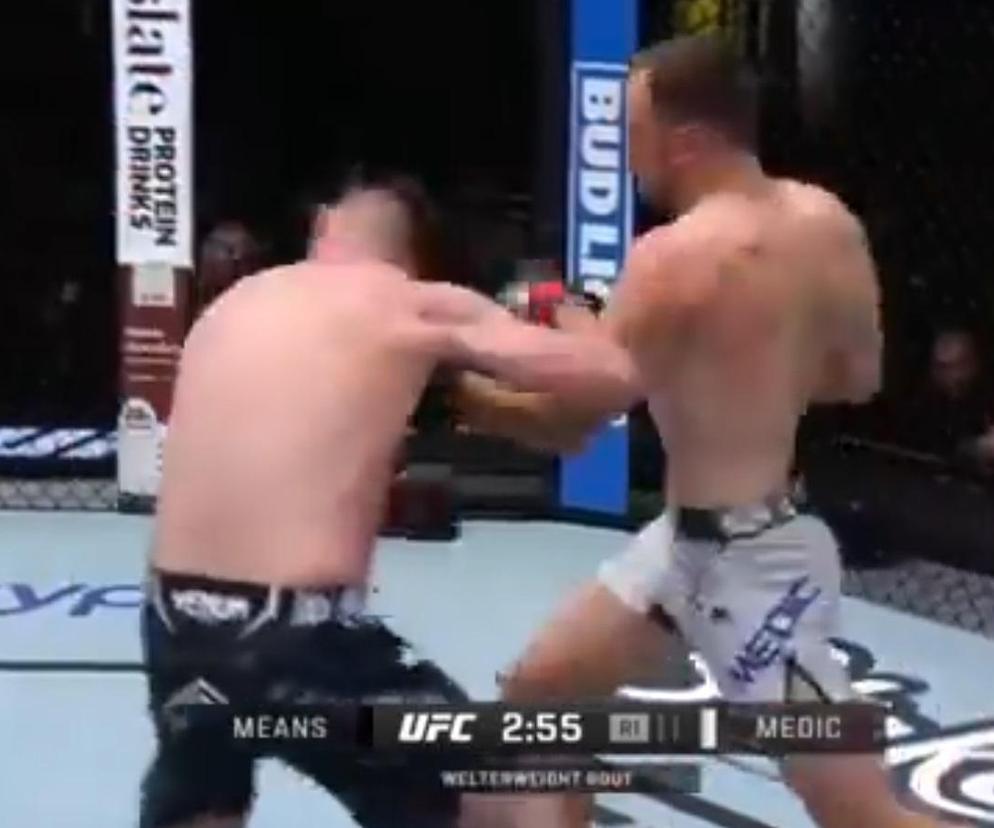 UFC: Uros Medic brutalnie nokautuje Tima Meansa