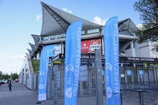 Punkt szczepień na Stadionie Legii w Warszawie