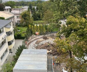 Kraków. Budowa hotelu Nobu