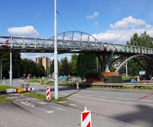 Lublin. Kładka wróciła na swoje miejsce. Jak wygląda konstrukcja nad ulicą Filaretów? Mamy ZDJĘCIA!