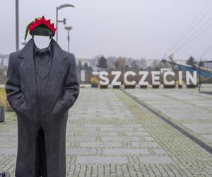 Szczecińskie pomniki już poczuły Boże Narodzenie