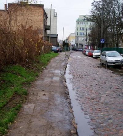 Poznań: obecnie ulica Bosa jest w fatalnym stanie.