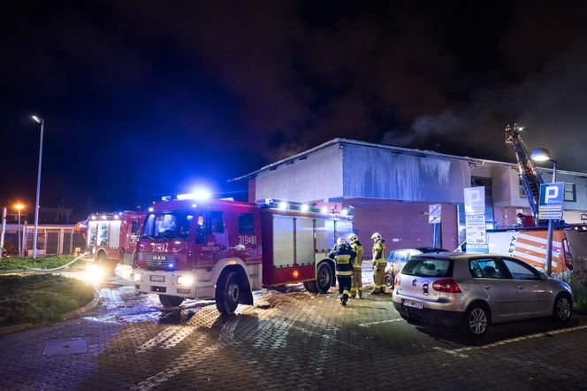 Pożar w Poznaniu na Podolanach