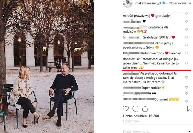 40 lat minęło! Małgorzata i Donald Tusk