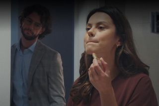 M jak miłość odc. 1874. Kasia (Paulina Lasota), Mariusz (Mateusz Mosiewicz