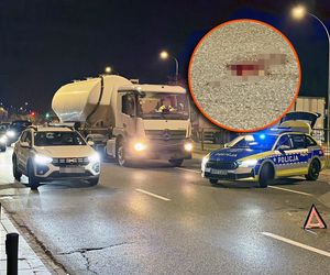 Wbiegł prosto pod cysternę i przeleciał kilkanaście metrów! Stan krytyczny