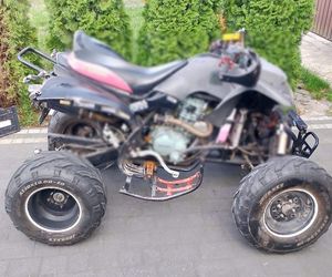 Ksawerynów: Wypadek 17-latka na  quadzie. Nastolatka zabrał śmigłowiec LPR!