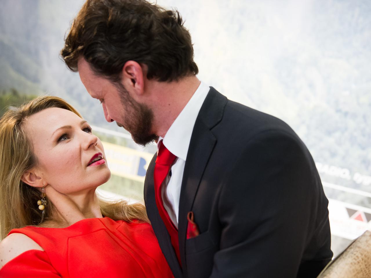 Na Wspólnej odcinek 1987 Żaneta (Anna Guzik), Dariusz Bretner (Karol Wolski)