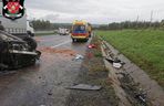 Dachowanie na autostradzie A4 pod Krakowem. Nie żyje mężczyzna