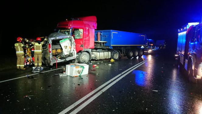 Wypadek w Bilsku na krajowej 75-ce