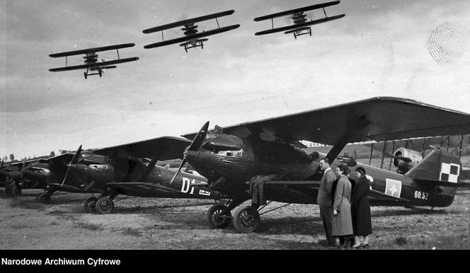 Francuskie lekkie bombowce Breguety 19 na wyposażeniu polskiego lotnictwa, Katowice 1933 r.