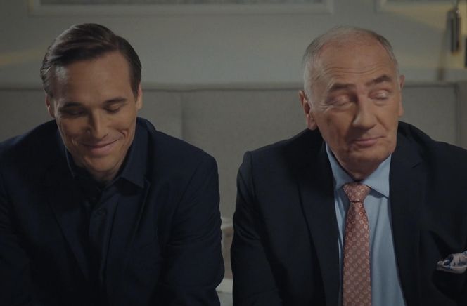 M jak miłość, odcinek 1884. Olek (Maurycy Popiel), Jerzy Argasiński (Karol Strasburger)