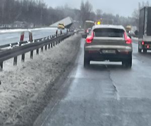 Wypadek na S1 w Sosnowcu