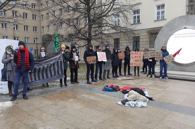 Protest „Nie dla muru” w Lublinie