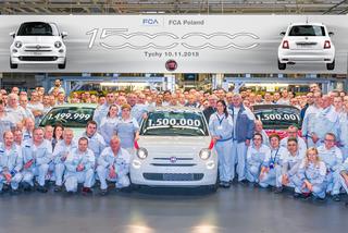 Fiat 500 z numerem 1 500 000 zjechał z tyskiej fabryki FCA Poland