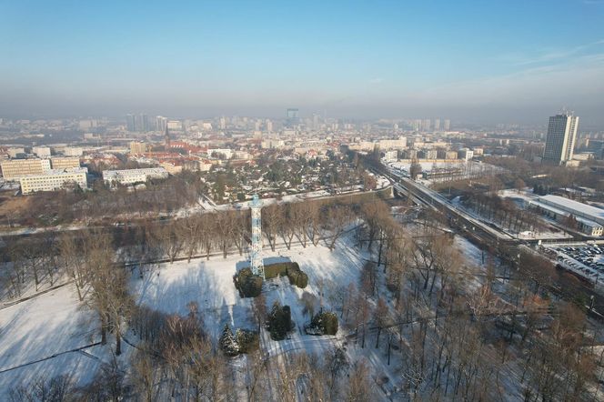 Tor saneczkowy reaktywowany w parku Kościuszki w Katowicach