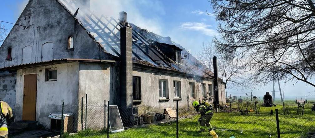 Pożar domu