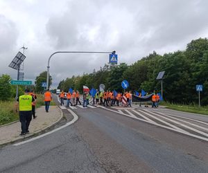 Protest w woj. lubelskim! Tu kolejarze wyszli na ulicę