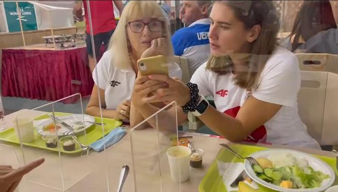Stołówka w wiosce Olimpijskiej w Tokio