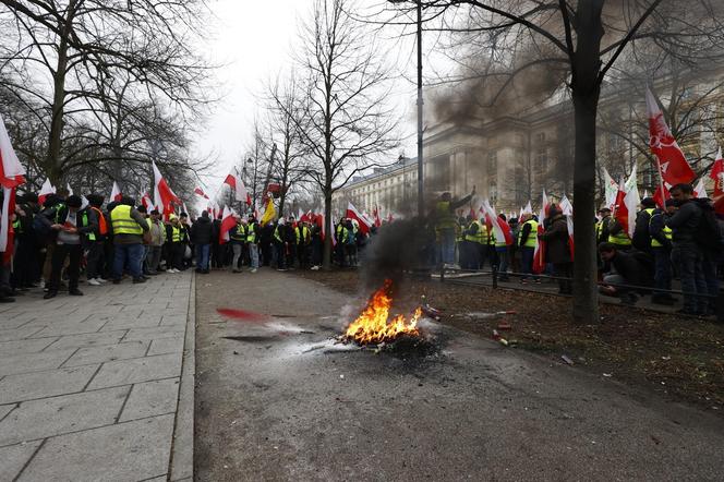  Protest rolników w Warszawie 6.03.2024