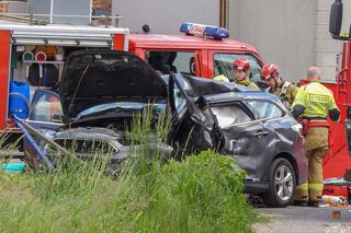 Śmiertelny wypadek w Lędzinach. Nie żyje pasażerka samochodu osobowego