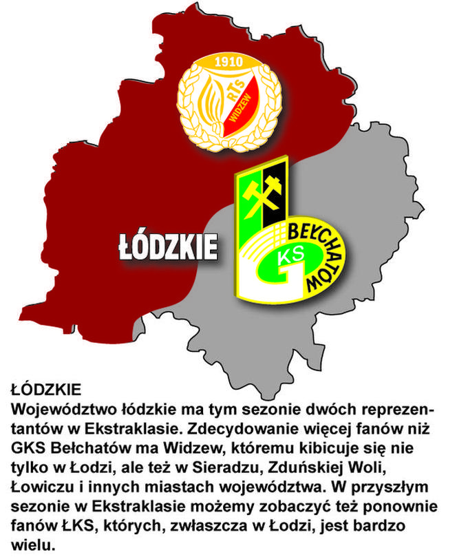 Mapka łódzkie