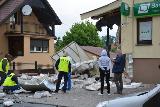 Ktoś wysadził bankomat w powietrze