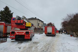Tragiczny pożar w Kałkowie 23.01.22