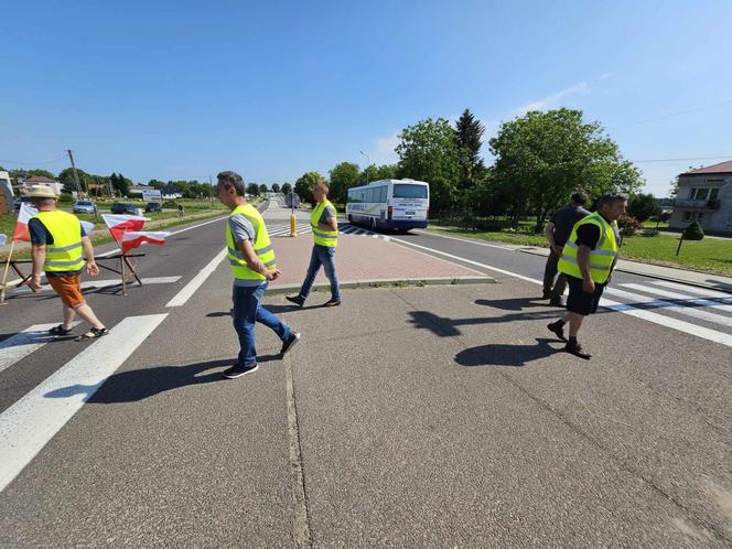 Protest mieszkańców Duńkowiczek