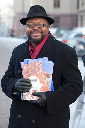 Godson handluje kurczakami w Nigerii