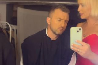 	M jak miłość na planie. Dorota (Iwona Rejzner), Bartek (Arkadiusz Smoliński)