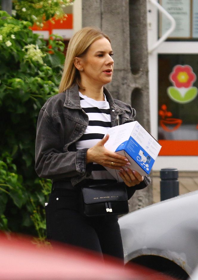 Zakupy Marty Nawrockiej pod okiem ochroniarza