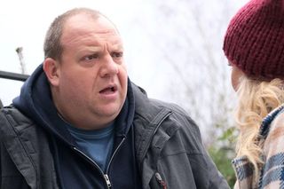 	M jak miłość odc. 1854. Jagoda (Katarzyna Kołeczek), Tadeusz (Bartłomiej Nowosielski)