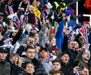 Kibice na meczu Górnik Zabrze - Legia Warszawa