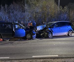  Tłuste. Dramatyczna czołówka. Wielu rannych w wypadku dwóch osobówek