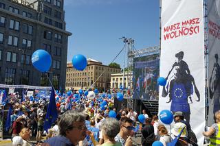Marsz Wolności na ulicach Warszawy