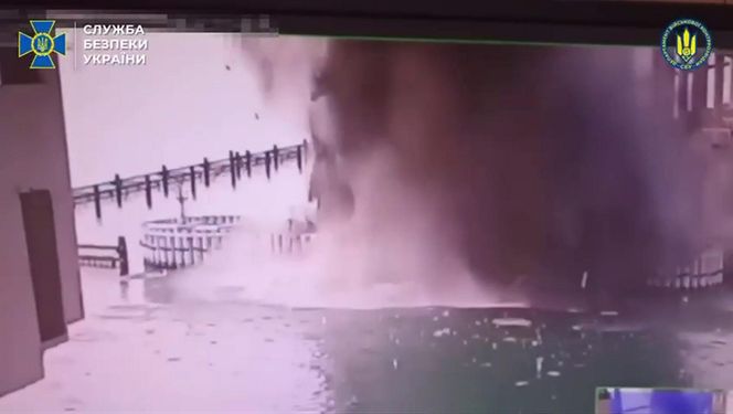 Ukraiński atak na most krymski