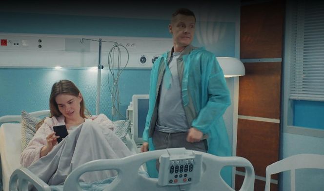 M jak miłość odc. 1878. Franka (Dominika Kachlik), Paweł (Rafał Mroczek)