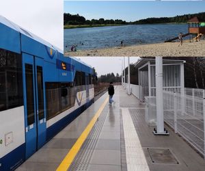 Z miasta na plażę. Nad zalew w Repczycach dojeżdża pociąg