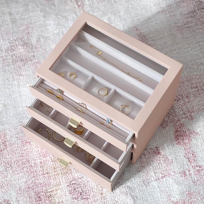 Stackers, szkatułka na biżuterię Classic, z trzema szufladami