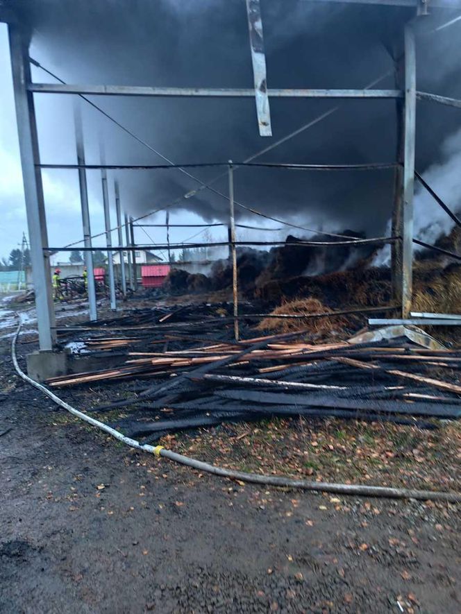 Pożar w Klubie Jeździeckim Facimiech