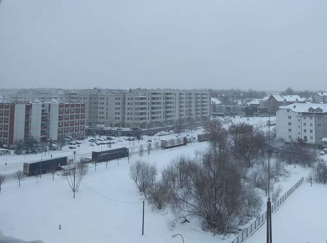 Atak zimy w Białymstoku 4.02.2021