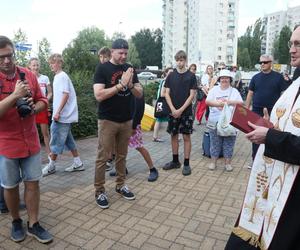 Otwarcie budki z kebabem Filipa Chajzera na Ursynowie