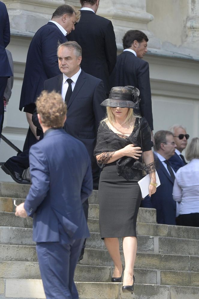 Waldemar Pawlak na pogrzebie Kulczyka 