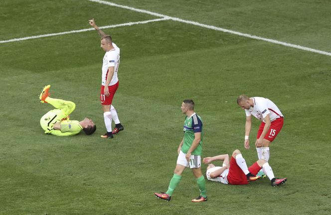 Łukasz Piszczek, Wojciech Szczęsny, zderzenie, Euro 2016