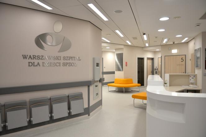 Izba przyjęć w nowo wybudowanym budynku C Warszawskiego Szpitala dla Dzieci